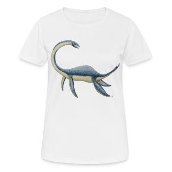 Dinosaure Plesiosaurus - T-shirt respirant Femme - blanc - Devant - AI Model Female 172 dark (172cm)