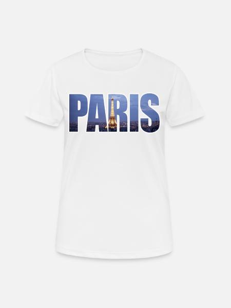 Paris - Women's Breathable T-Shirt - white