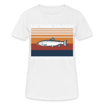 Fishermen Fishing Fishing Fishing Anglers Fish Fish - Women's Breathable T-Shirt - white - Front - AI Model Female 172 dark (172cm)