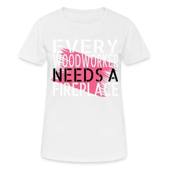 arboriculturist gift idea cutter - Frauen T-Shirt atmungsaktiv - Weiß - Vorne - AI Model Female 172 dark (172cm)