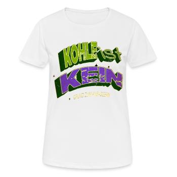 bienchen activist apparel umweltbewusst - Frauen T-Shirt atmungsaktiv - Weiß - Vorne - AI Model Female 172 dark (172cm)