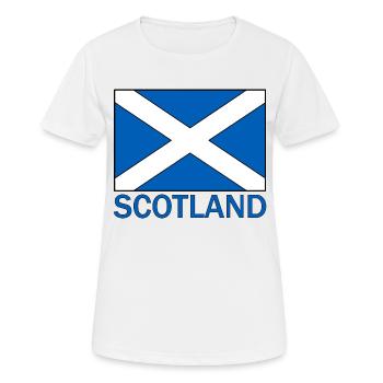 Schottland - Frauen T-Shirt atmungsaktiv - Weiß - Vorne - AI Model Female 172 dark (172cm)
