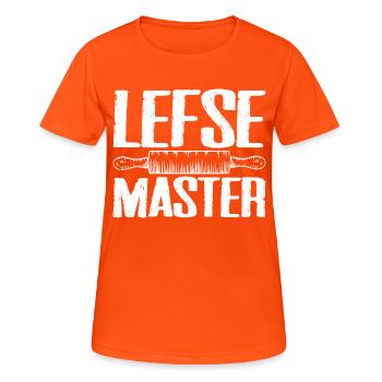 Lefse Master 15 - Women's Breathable T-Shirt - neon orange - Front - AI Model Female 172 dark (172cm)