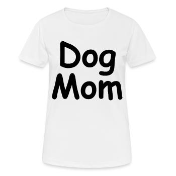Dog Hund - Frauen T-Shirt atmungsaktiv - Weiß - Vorne - AI Model Female 172 dark (172cm)