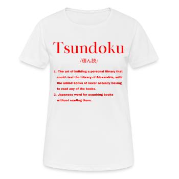 Japonais - T-shirt respirant Femme - blanc - Devant - AI Model Female 172 dark (172cm)