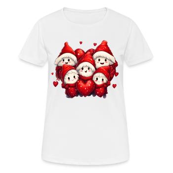 Christmas Halloween ghosts, a magic blending - Women's Breathable T-Shirt - white - Front - AI Model Female 172 dark (172cm)
