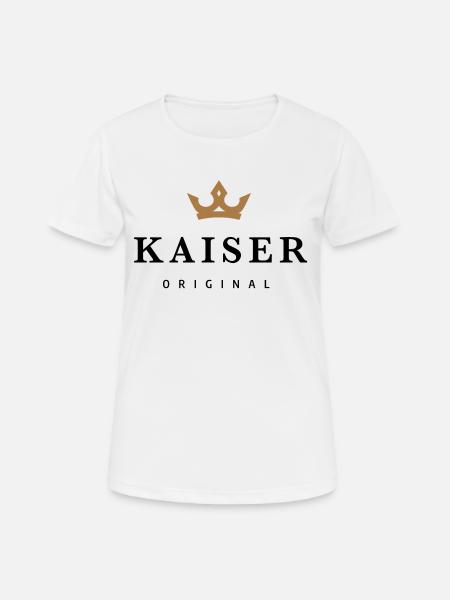 Kaiser - Frauen T-Shirt atmungsaktiv - Weiß