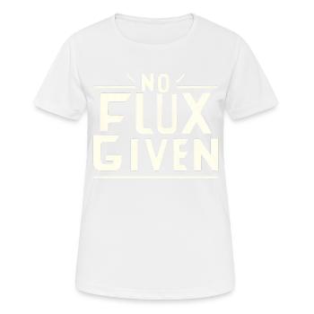 Pas de flux donné 15 - T-shirt respirant Femme - blanc - Devant - AI Model Female 172 dark (172cm)
