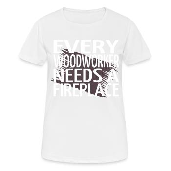 birthday present jackhammer - Women's Breathable T-Shirt - white - Front - AI Model Female 172 dark (172cm)