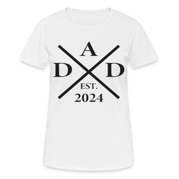 Papa - Papa - Papa - Frauen T-Shirt atmungsaktiv - Weiß - Vorne - AI Model Female 172 dark (172cm)
