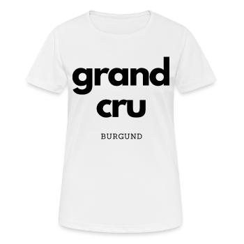 grand cru burgund - Frauen T-Shirt atmungsaktiv - Weiß - Vorne - AI Model Female 172 dark (172cm)
