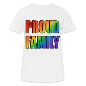 Proud Family - Women's Breathable T-Shirt - white - Front - AI Model Female 172 dark (172cm)