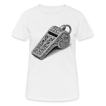 Whistle - Women's Breathable T-Shirt - white - Front - AI Model Female 172 dark (172cm)