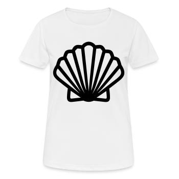 Shell - Women's Breathable T-Shirt - white - Front - AI Model Female 172 dark (172cm)
