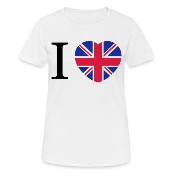 Union jack - Women's Breathable T-Shirt - white - Front - AI Model Female 172 dark (172cm)