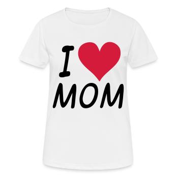 Mom baby gift for Mother's Day for childbirth - Women's Breathable T-Shirt - white - Front - AI Model Female 172 dark (172cm)