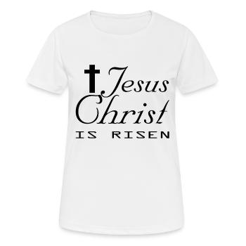 Jésus-Christ Dieu Dieu - T-shirt respirant Femme - blanc - Devant - AI Model Female 172 dark (172cm)