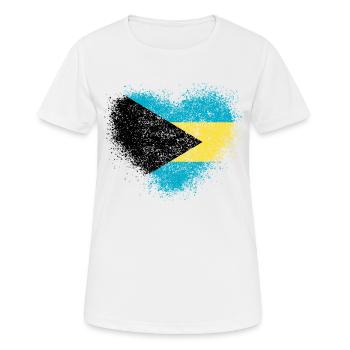 Bahamas - T-shirt respirant Femme - blanc - Devant - AI Model Female 172 dark (172cm)