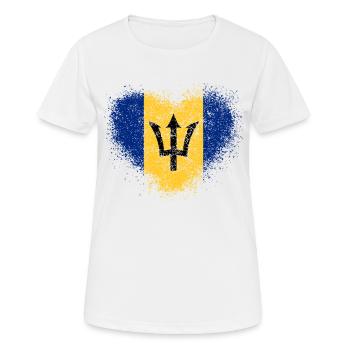 Barbados - Women's Breathable T-Shirt - white - Front - AI Model Female 172 dark (172cm)