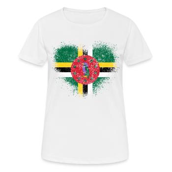 Dominique - T-shirt respirant Femme - blanc - Devant - AI Model Female 172 dark (172cm)