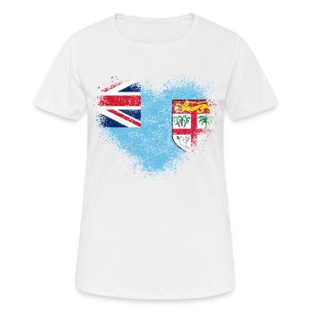 Fiji - Women's Breathable T-Shirt - white - Front - AI Model Female 172 dark (172cm)