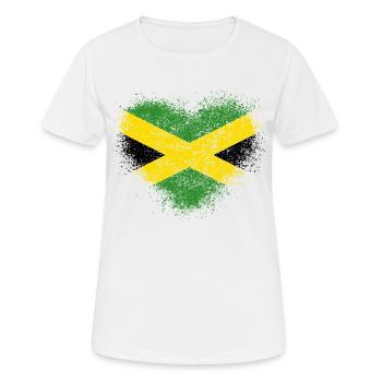 Jamaica - Women's Breathable T-Shirt - white - Front - AI Model Female 172 dark (172cm)