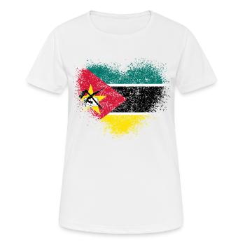 Mozambique - Women's Breathable T-Shirt - white - Front - AI Model Female 172 dark (172cm)
