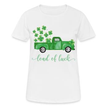 Happy St. Patrick´s Day Saint Patrick Irland Irish - Frauen T-Shirt atmungsaktiv - Weiß - Vorne - AI Model Female 172 dark (172cm)