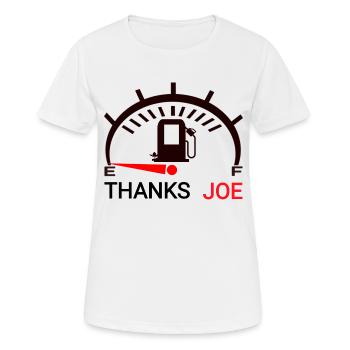 Joe rot - Frauen T-Shirt atmungsaktiv - Weiß - Vorne - AI Model Female 172 dark (172cm)