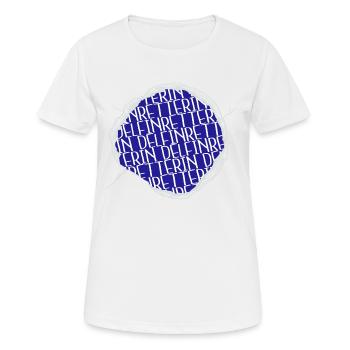 spaß meeressäuger veganerin tierrecht - Frauen T-Shirt atmungsaktiv - Weiß - Vorne - AI Model Female 172 dark (172cm)
