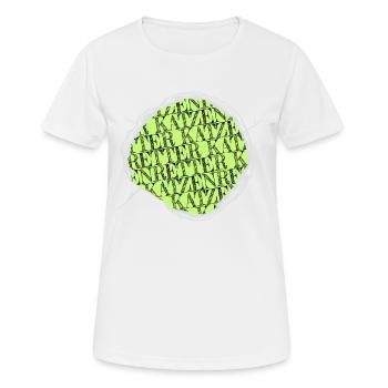 tierliebe kuh animal rights zitat fleischistmord - Frauen T-Shirt atmungsaktiv - Weiß - Vorne - AI Model Female 172 dark (172cm)
