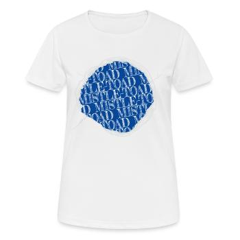 Cadeau de Noël cadeau cadeau couples - T-shirt respirant Femme - blanc - Devant - AI Model Female 172 dark (172cm)
