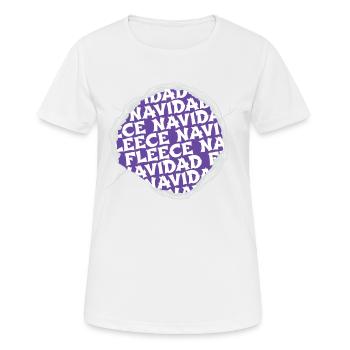 cool present christmas vacation bedroom - Women's Breathable T-Shirt - white - Front - AI Model Female 172 dark (172cm)