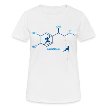 Escalade Escalade Bloc Adrénaline Formule Chimie - T-shirt respirant Femme - blanc - Devant - AI Model Female 172 dark (172cm)