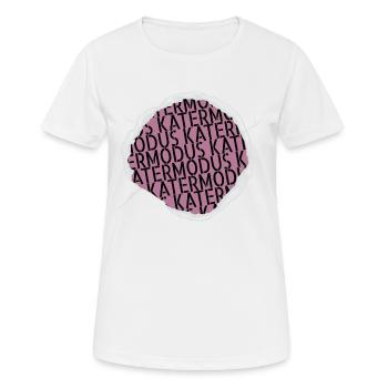 geschenk cool säugetier witzig katze weihnachten - Frauen T-Shirt atmungsaktiv - Weiß - Vorne - AI Model Female 172 dark (172cm)
