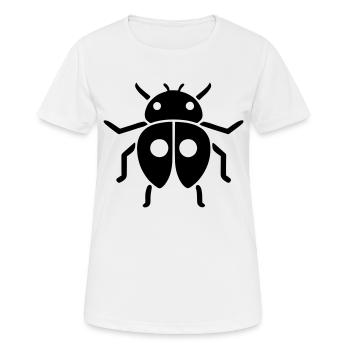 Ladybug - Women's Breathable T-Shirt - white - Front - AI Model Female 172 dark (172cm)