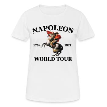 Napoleon World Tour - Women's Breathable T-Shirt - white - Front - AI Model Female 172 dark (172cm)