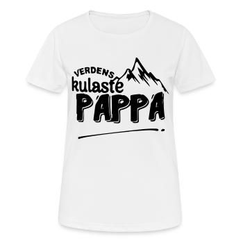 der coolste Papa der Welt - Frauen T-Shirt atmungsaktiv - Weiß - Vorne - AI Model Female 172 dark (172cm)