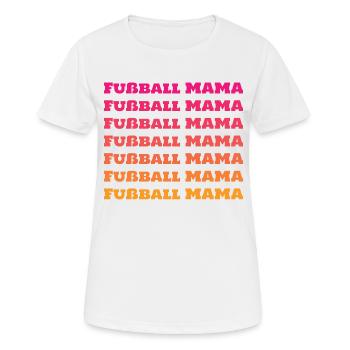 Soccer Maman Joueuse Maman - T-shirt respirant Femme - blanc - Devant - AI Model Female 172 dark (172cm)