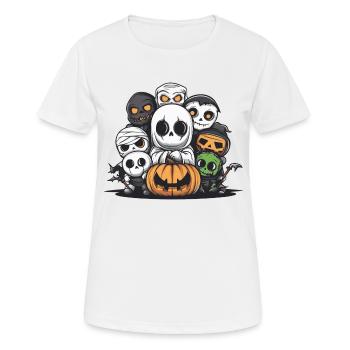 Halloween Party Trick Or Treat - Frauen T-Shirt atmungsaktiv - Weiß - Vorne - AI Model Female 172 dark (172cm)
