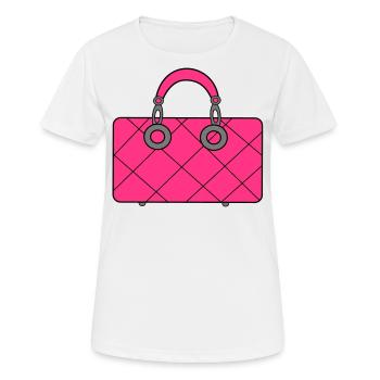 My Handbag sac à main de luxe - T-shirt respirant Femme - blanc - Devant - AI Model Female 172 dark (172cm)