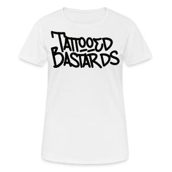 tattooed bastard ink tattoomaschine tattoo maori - Frauen T-Shirt atmungsaktiv - Weiß - Vorne - AI Model Female 172 dark (172cm)