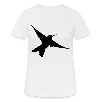 Bird - T-shirt respirant Femme - blanc - Devant - AI Model Female 172 dark (172cm)