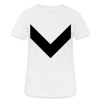 rank military army - Frauen T-Shirt atmungsaktiv - Weiß - Vorne - AI Model Female 172 dark (172cm)