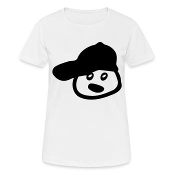 Boy in Cap - Frauen T-Shirt atmungsaktiv - Weiß - Vorne - AI Model Female 172 dark (172cm)