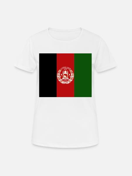 Afghanistan - Women's Breathable T-Shirt - white