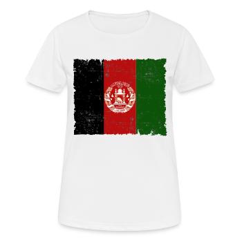 Afghanistan - Women's Breathable T-Shirt - white - Front - AI Model Female 172 dark (172cm)