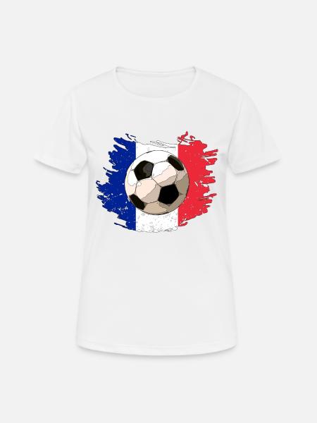 France's ball - Women's Breathable T-Shirt - white