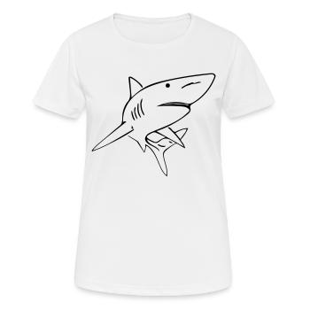 Hai - Vector Design - T-shirt respirant Femme - blanc - Devant - AI Model Female 172 dark (172cm)