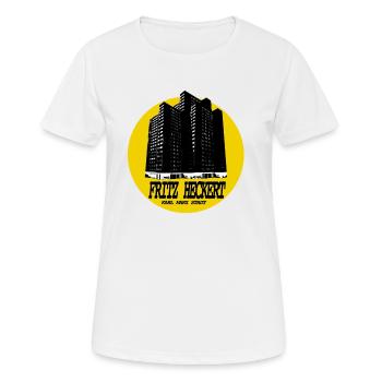 HECKERT GEBIET - Frauen T-Shirt atmungsaktiv - Weiß - Vorne - AI Model Female 172 dark (172cm)